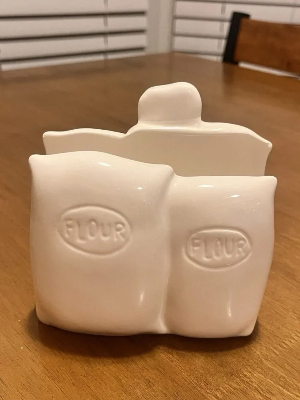 The Pillsbury Company White Porcelain Doughboy Napkin Holder 1988